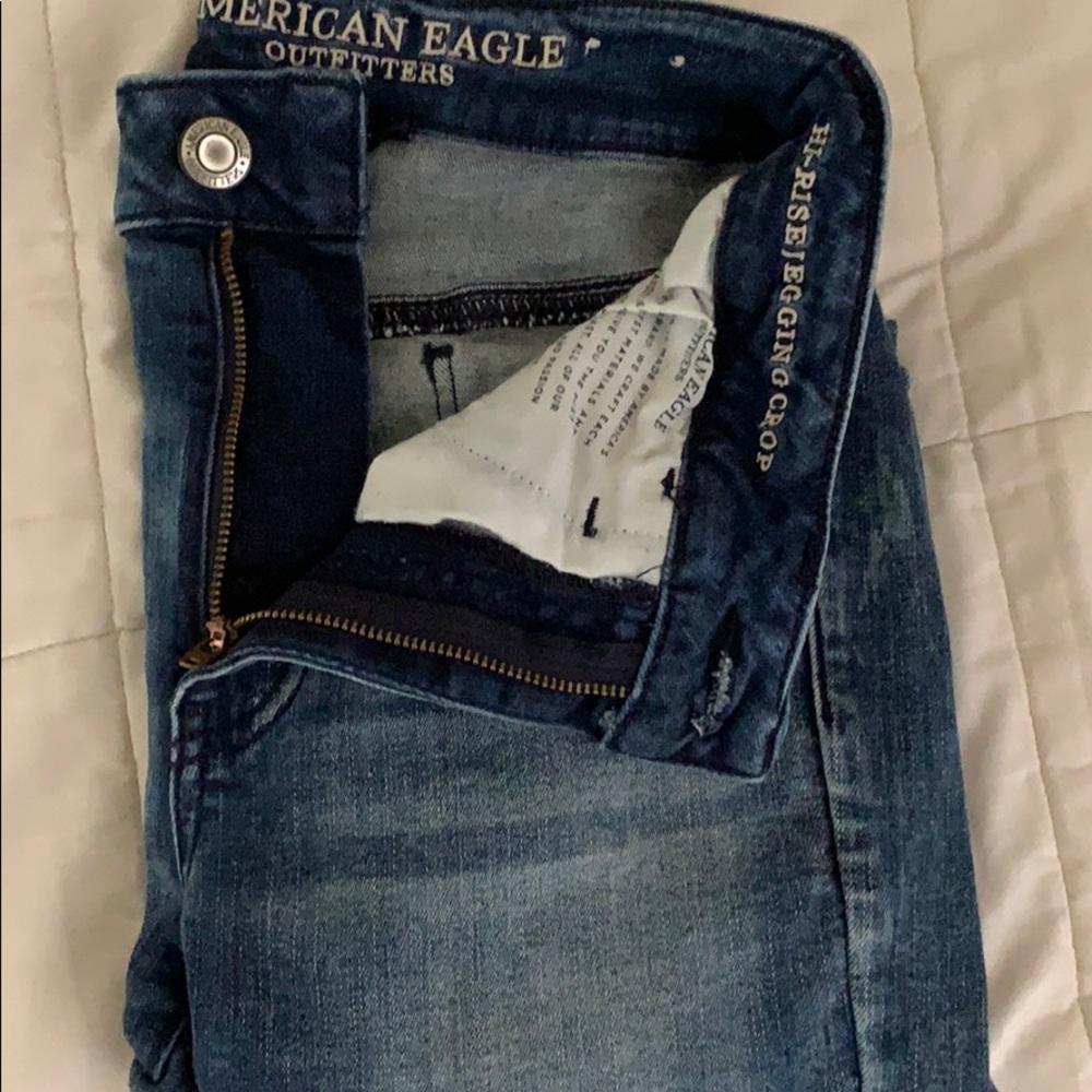 AE High Rise Cropped Jeggings